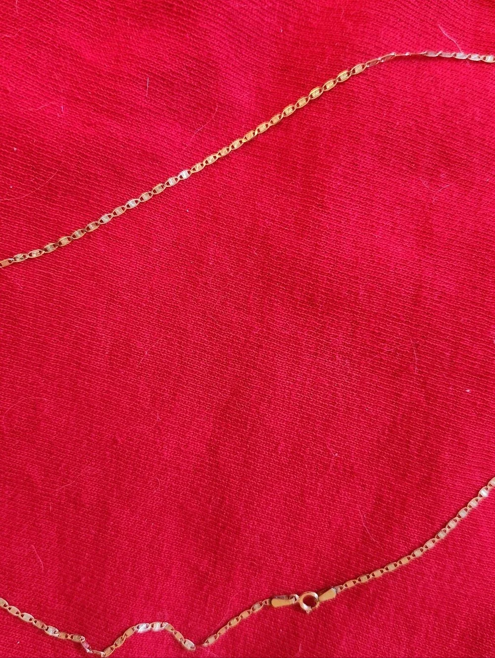 10 Karat Real Rose Gold Dainty 18" Chain *BROKEN* in one place! - Picture 3 of 13